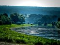 Die Weser irgendwo zwischen Höxter und Hameln